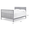 image:imageDaVinci Hidden Hardware TwinFullSize Bed Conversion Kit M5789 in ChestnutIn Grey Finish