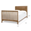 image:imageDaVinci Hidden Hardware TwinFullSize Bed Conversion Kit M5789 in ChestnutIn Hazelnut