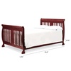 image:imageDaVinci Hidden Hardware TwinFullSize Bed Conversion Kit M5789 in ChestnutIn Rich Cherry Finish