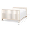 image:imageDaVinci Hidden Hardware TwinFullSize Bed Conversion Kit M5789 in ChestnutIn Washed Natural