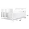 image:imageDaVinci Hidden Hardware TwinFullSize Bed Conversion Kit M5789 in ChestnutIn White Finish
