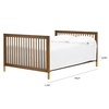 image:imageDaVinci Hidden Hardware TwinFullSize Bed Conversion Kit M5789 in ChestnutNatural Walnut