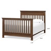 image:imageDaVinci Hidden Hardware TwinFullSize Bed Conversion Kit M5789 in Chestnutin Mocha