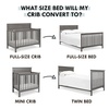 image:imageDaVinci Hidden Hardware TwinFullSize Bed Conversion Kit M5789 in Chestnutin Mocha