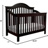image:imageDaVinci Jayden 4in1 Convertible Crib in Chestnut Greenguard Gold CertifiedEbony