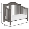 image:imageDaVinci Jayden 4in1 Convertible Crib in Chestnut Greenguard Gold CertifiedSlate