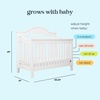 image:imageDaVinci Jayden 4in1 Convertible Crib in Chestnut Greenguard Gold CertifiedWhite