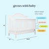 image:imageDaVinci Jayden 4in1 Convertible Crib in Chestnut Greenguard Gold CertifiedWhite