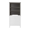 image:imageDavinci Autumn BookcaseHutch in SlateSlate