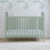 image:imageDavinci Beau 3in1 Convertible Baby Crib Forest Green  GREENGUARD Certified Converts to Toddler Bed amp Daybed 4 Adjustable Mattress Heights Toddler Conversion Kit Sold SeparatelyLight Sage