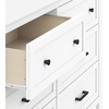image:imageDavinci Beau 6Drawer Baby Dresser GREENGUARD Gold Certified Honey  6 Spacious SmoothGliding Drawers w Ample Storage  Durable amp Modern EasytoAssemble Nursery Dresser for Kids Boys amp GirlsWhite