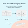 image:imageDavinci Beau 6Drawer Baby Dresser GREENGUARD Gold Certified Honey  6 Spacious SmoothGliding Drawers w Ample Storage  Durable amp Modern EasytoAssemble Nursery Dresser for Kids Boys amp GirlsWhite