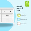 image:imageDavinci Beau 6Drawer Baby Dresser GREENGUARD Gold Certified Honey  6 Spacious SmoothGliding Drawers w Ample Storage  Durable amp Modern EasytoAssemble Nursery Dresser for Kids Boys amp GirlsWhite
