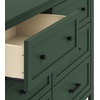 image:imageDavinci Beau 6Drawer Baby Dresser GREENGUARD Gold Certified Honey  6 Spacious SmoothGliding Drawers w Ample Storage  Durable amp Modern EasytoAssemble Nursery Dresser for Kids Boys amp GirlsForest Green
