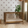 image:imageDavinci Birdie 3in1 Convertible Crib GREENGUARD Certified Walnut  Converts to Toddler Bed amp Daybed 4 Adjustable Mattress Heights  Conversion Kit Sold Separately  Easy to AssembleWalnut