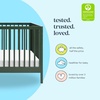 image:imageDavinci Birdie 3in1 Convertible Crib GREENGUARD Certified Walnut  Converts to Toddler Bed amp Daybed 4 Adjustable Mattress Heights  Conversion Kit Sold Separately  Easy to AssembleForest Green Bundle