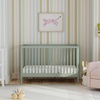 image:imageDavinci Birdie 3in1 Convertible Crib GREENGUARD Certified Walnut  Converts to Toddler Bed amp Daybed 4 Adjustable Mattress Heights  Conversion Kit Sold Separately  Easy to AssembleLight Sage