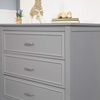 image:imageDavinci Charlie 3 Drawer Dresser  GREENGUARD Gold Certified Small Dresser with Drawers Chest for Nursery  Bedside Nightstand  Wooden Cabinet for Bedroom Living Room Closet  Easy Assembly GreyGrey