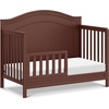 image:imageDavinci Charlie 4in1 Convertible Baby Crib  GREENGUARD Gold Certified Convertible Crib to Toddler Bed Daybed FullSize Wooden Bed and Durable  4 Adjustable Mattress Heights  GreyCrimson