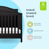 image:imageDavinci Charlie 4in1 Convertible Baby Crib  GREENGUARD Gold Certified Convertible Crib to Toddler Bed Daybed FullSize Wooden Bed and Durable  4 Adjustable Mattress Heights  GreyEbony