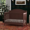 image:imageDavinci Charlie 4in1 Convertible Baby Crib  GREENGUARD Gold Certified Convertible Crib to Toddler Bed Daybed FullSize Wooden Bed and Durable  4 Adjustable Mattress Heights  GreyCrimson