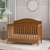 image:imageDavinci Charlie 4in1 Convertible Crib GREENGUARD Certified Honey  Converts to Toddler Bed Daybed FullSize Bed 4 Adjustable Mattress Heights Conversion Kits Sold Separately Easy AssemblyChestnut
