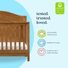 image:imageDavinci Charlie 4in1 Convertible Crib GREENGUARD Certified Honey  Converts to Toddler Bed Daybed FullSize Bed 4 Adjustable Mattress Heights Conversion Kits Sold Separately Easy AssemblyChestnut