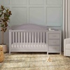 image:imageDavinci Charlie 4in1 Convertible Mini Crib and Changer Combo in White Greenguard Gold CertifiedGrey