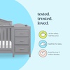 image:imageDavinci Charlie 4in1 Convertible Mini Crib and Changer Combo in White Greenguard Gold CertifiedGrey