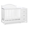 image:imageDavinci Charlie 4in1 Convertible Mini Crib and Changer Combo in White Greenguard Gold CertifiedWhite