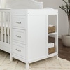 image:imageDavinci Charlie 4in1 Convertible Mini Crib and Changer Combo in White Greenguard Gold CertifiedWhite