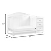 image:imageDavinci Charlie 4in1 Convertible Mini Crib and Changer Combo in White Greenguard Gold CertifiedWhite