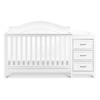 image:imageDavinci Charlie 4in1 Convertible Mini Crib and Changer Combo in White Greenguard Gold CertifiedWhite