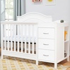 image:imageDavinci Charlie 4in1 Convertible Mini Crib and Changer Combo in White Greenguard Gold CertifiedWhite