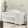 image:imageDavinci Charlie 4in1 Convertible Mini Crib and Changer Combo in White Greenguard Gold CertifiedWhite