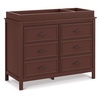 image:imageDavinci Charlie 6Drawer Double Dresser in WhiteCrimson