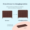 image:imageDavinci Charlie 6Drawer Double Dresser in WhiteCrimson