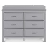 image:imageDavinci Charlie 6Drawer Double Dresser in WhiteGrey