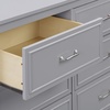 image:imageDavinci Charlie 6Drawer Double Dresser in WhiteGrey