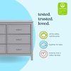 image:imageDavinci Charlie 6Drawer Double Dresser in WhiteGrey