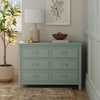 image:imageDavinci Charlie 6Drawer Double Dresser in WhiteLight Sage