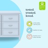 image:imageDavinci Charlie 6Drawer Double Dresser in WhitePowder Blue