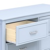 image:imageDavinci Charlie 6Drawer Double Dresser in WhitePowder Blue