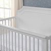 image:imageDavinci Chloe Regency 4in1 Convertible Crib GREENGUARD Certified White  Baby Crib Convertible to Toddler Bed Daybed FullSize Bed 4 Adjustable Mattress Heights Conversion KIts Sold SeparatelyFog Grey