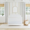 image:imageDavinci Chloe Regency 4in1 Convertible Crib GREENGUARD Certified White  Baby Crib Convertible to Toddler Bed Daybed FullSize Bed 4 Adjustable Mattress Heights Conversion KIts Sold SeparatelyWhite