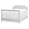 image:imageDavinci Chloe Regency 4in1 Convertible Crib GREENGUARD Certified White  Baby Crib Convertible to Toddler Bed Daybed FullSize Bed 4 Adjustable Mattress Heights Conversion KIts Sold SeparatelyFog Grey