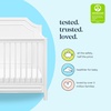 image:imageDavinci Chloe Regency 4in1 Convertible Crib GREENGUARD Certified White  Baby Crib Convertible to Toddler Bed Daybed FullSize Bed 4 Adjustable Mattress Heights Conversion KIts Sold SeparatelyWhite