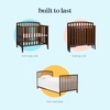 image:imageDavinci Dylan 3in1 Convertible Portable Mini Crib Espresso  GREENGUARD Gold Certified  Folding Baby Crib With Wheels 4 Adjustable Mattress Heights Conversion Kit Sold SeparatelyEspresso