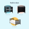image:imageDavinci Dylan 3in1 Convertible Portable Mini Crib Espresso  GREENGUARD Gold Certified  Folding Baby Crib With Wheels 4 Adjustable Mattress Heights Conversion Kit Sold SeparatelyEbony