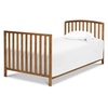 image:imageDavinci Dylan 3in1 Convertible Portable Mini Crib Espresso  GREENGUARD Gold Certified  Folding Baby Crib With Wheels 4 Adjustable Mattress Heights Conversion Kit Sold SeparatelyChestnut